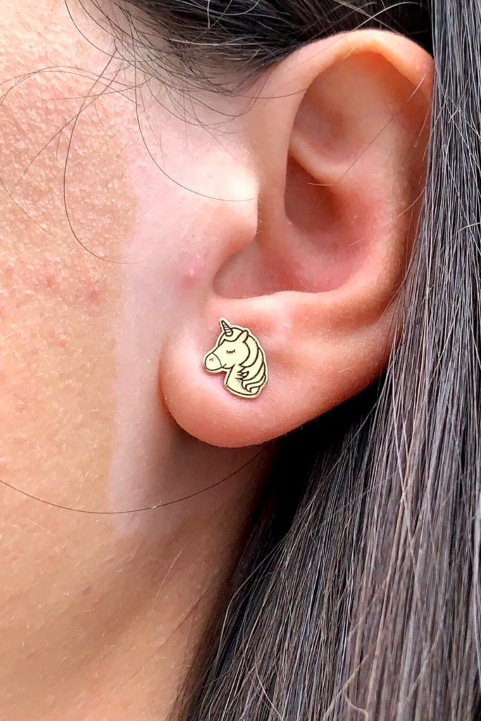 Σκουλαρίκια "I hear unicorns"